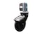 Service Caster 3'' Black Neoprene Rubber Caster Corner Mount Bracket SCC-GR03S310-NPRB-BK-71678-CB90 - alternate 1
